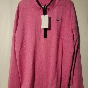 Nike Dri-FIT Victory Men's Half-Zip Golf Top Jacket DH1261 Pink XL